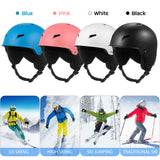 Winter Snow Helmet with Detachable Earmuffs