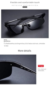 Cook Shark Polarized Aluminium Sunglasses for Men