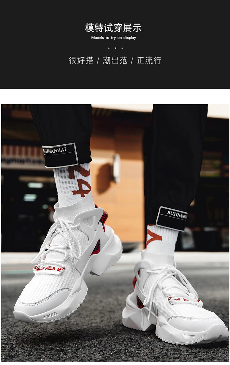 High-Top Breathable Sport Sneakers