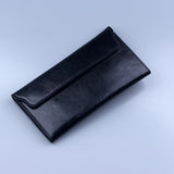 NIGEDU Brand Genuine Leather Women Wallet Long Thin Purse Cowhide Multiple Cards Holder Clutch Bag Fashion Standard Wallet