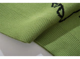 Men’s Harajuku Dinosaur Knitted Sweater