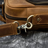 Men Briefcase Genuine Leather Laptop Bag 14 15.6" PC Doctor Lawyer Computer Bag Cowhide Male Briefcase Leather Men Business Bag