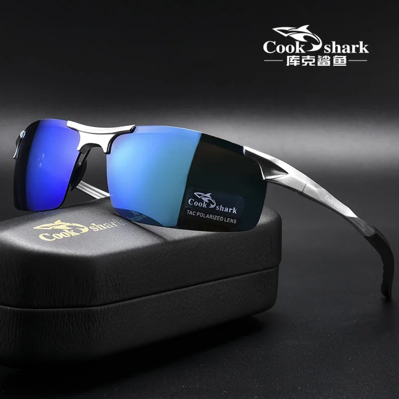 Cook Shark Polarized Aluminium Sunglasses for Men