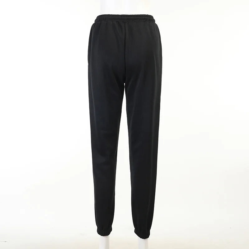 Women's Hippie Cartoon Print Joggers