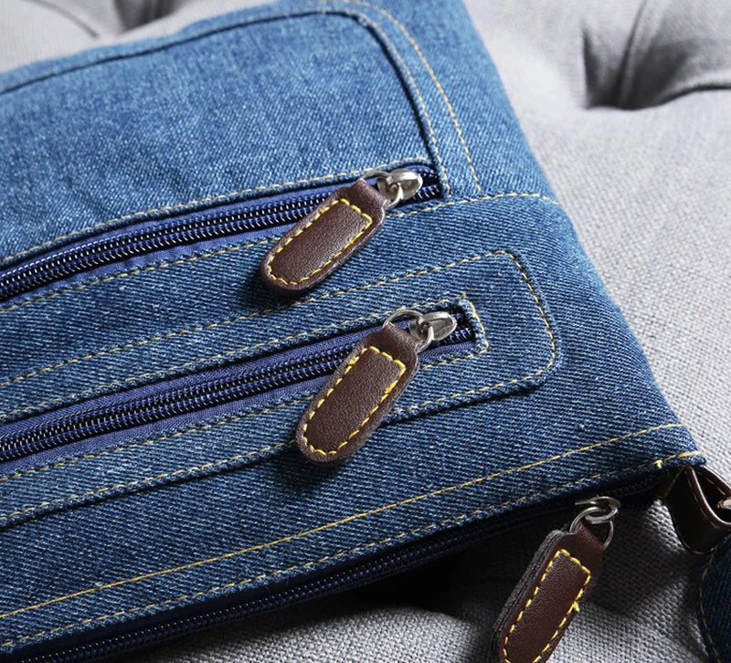 Fashion Shoulder Bags For Women Vintage Denim Crossbody Bag Female Small Messenger Bags Casual Handbags Purse