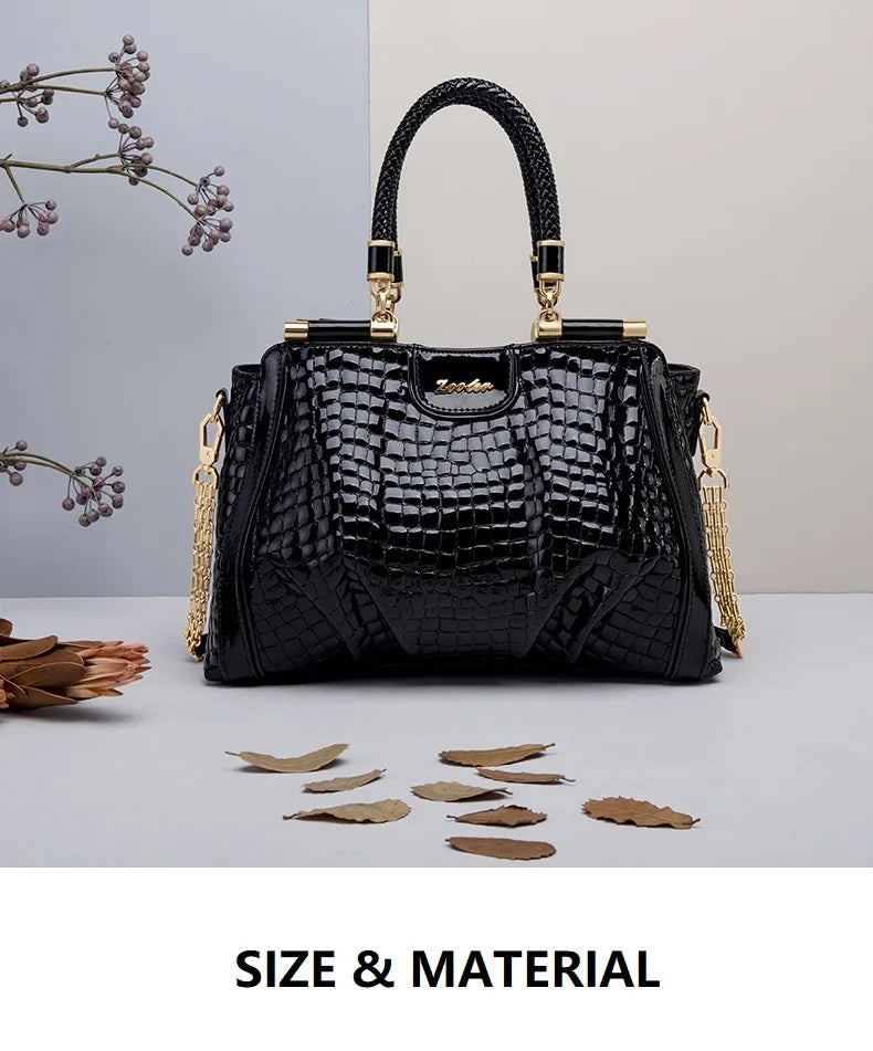 Hot Cow Skin Bag！ZOOLER Handmade Full Real Cow Leather Handbags Soft Skin Genuine Leather Bag Costly Women Fashion Bags #QS220