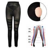 Anti-Cellulite Compression Leggings – High Waist Tummy Control & Thigh Slimming Body Shaper