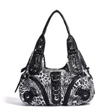 Vintage Bag Women Handbags Brown Leopard Shoulder Bag Top-handle Handbag Fashion Satchel Dumpling Shoulder Bag Tote Hobos