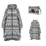 Women's Oversized Waterproof Rain Poncho – Windproof