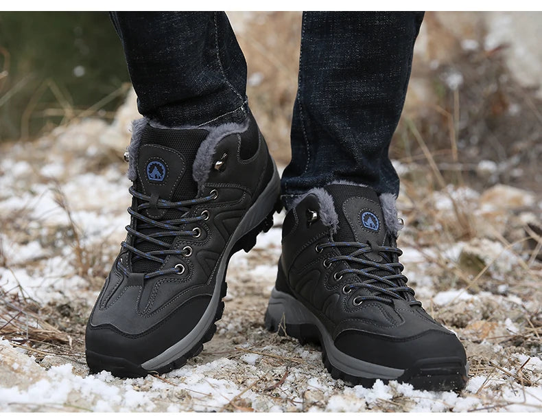 All-Terrain Waterproof Leather Winter Boots