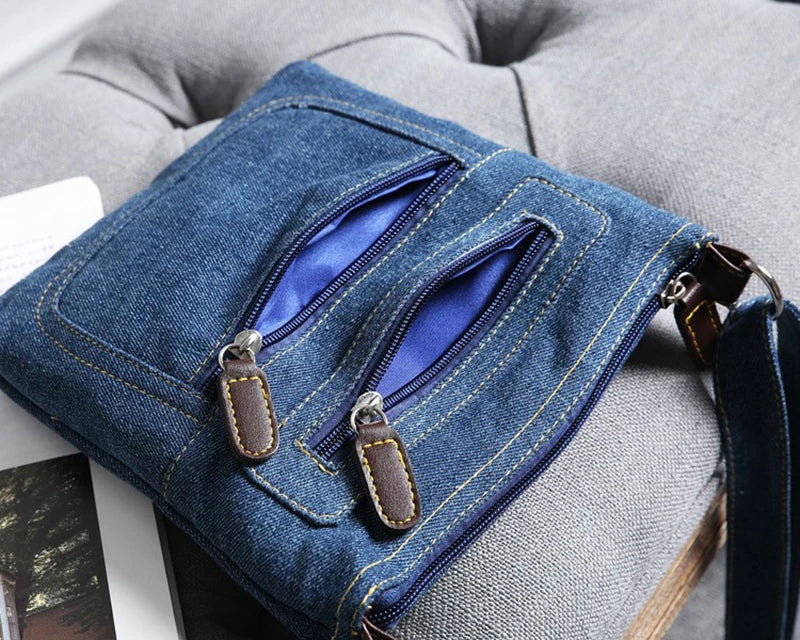 Fashion Shoulder Bags For Women Vintage Denim Crossbody Bag Female Small Messenger Bags Casual Handbags Purse