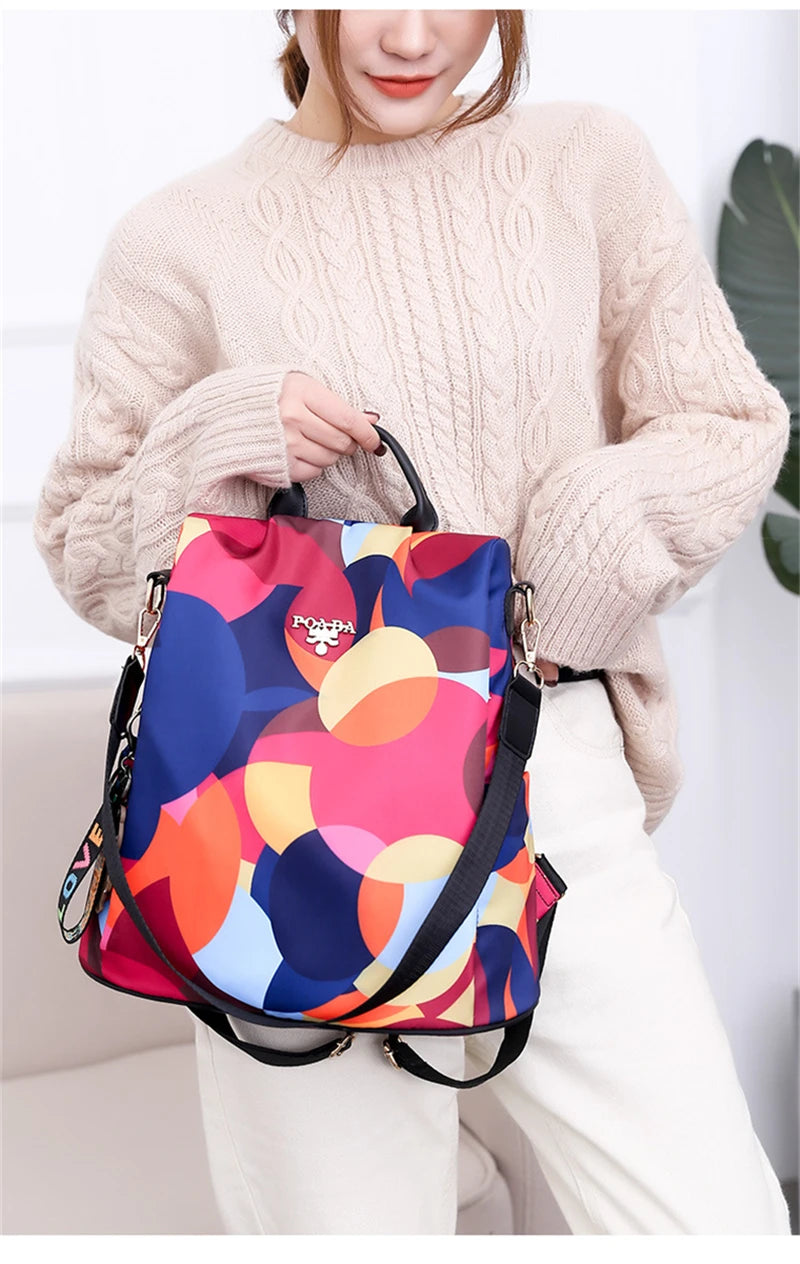 Women's Oxford Backpack with Organizer Pockets