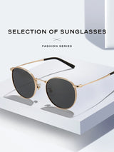 CAPONI Round Polarized Sunglasses for Women – CP1871