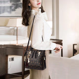 Elegant Tassel PU Leather Tote