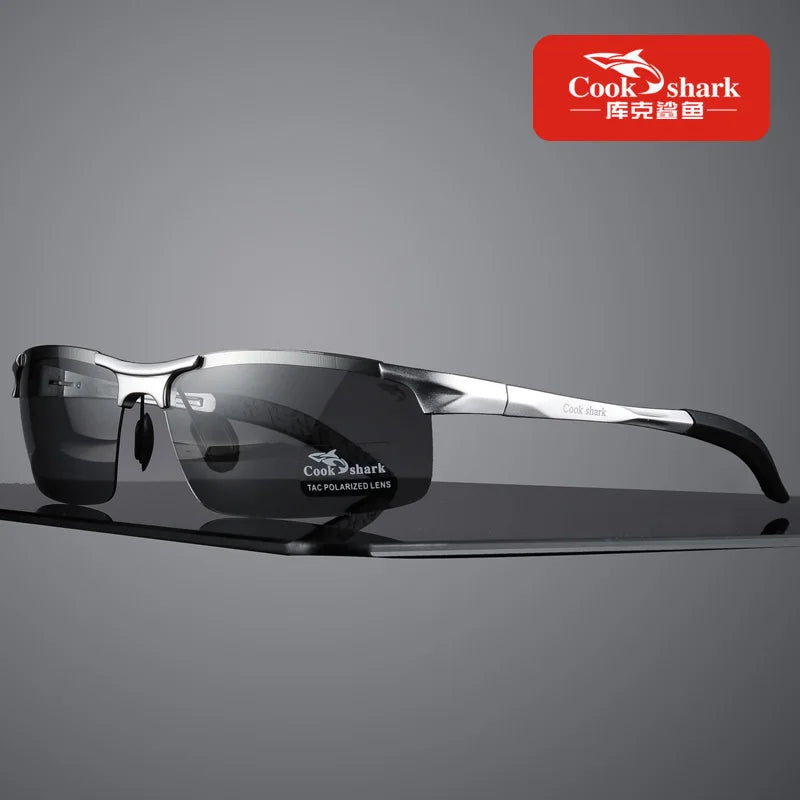 Cook Shark Polarized Aluminium Sunglasses for Men