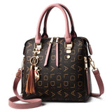 Elegant Tassel PU Leather Tote
