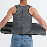 Men Body Shaper Waist Trainer Sauna Suit Sweat Vest Slimming Underwear Weight Loss Shirt Fat Burner Workout Tank Tops Shapewear