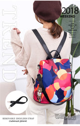Women's Oxford Backpack with Organizer Pockets