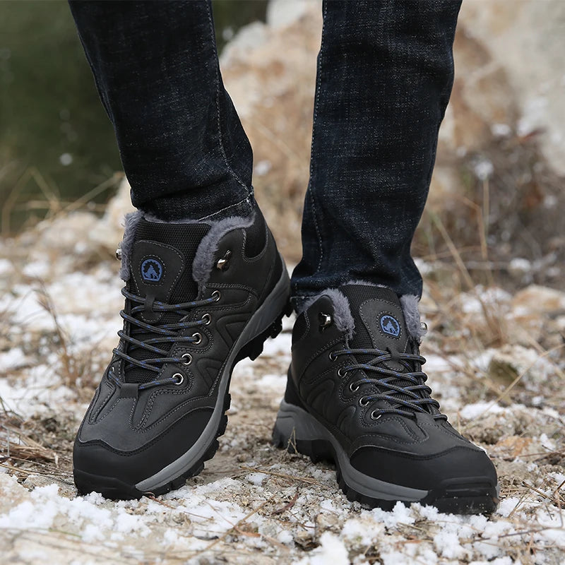 All-Terrain Waterproof Leather Winter Boots