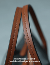 Zipper Tote Bags For Women Nylon With Real Leather Handbag High Quality Single Shoulder Bag