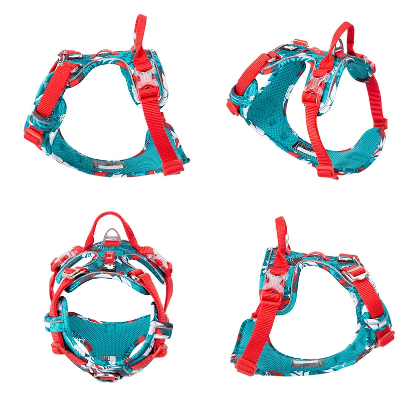 Truelove Dog Harness – Camo Reflective Nylon, All Breeds