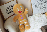 Gingerbread Man Plush Toy – Soft Stuffed Doll Gift
