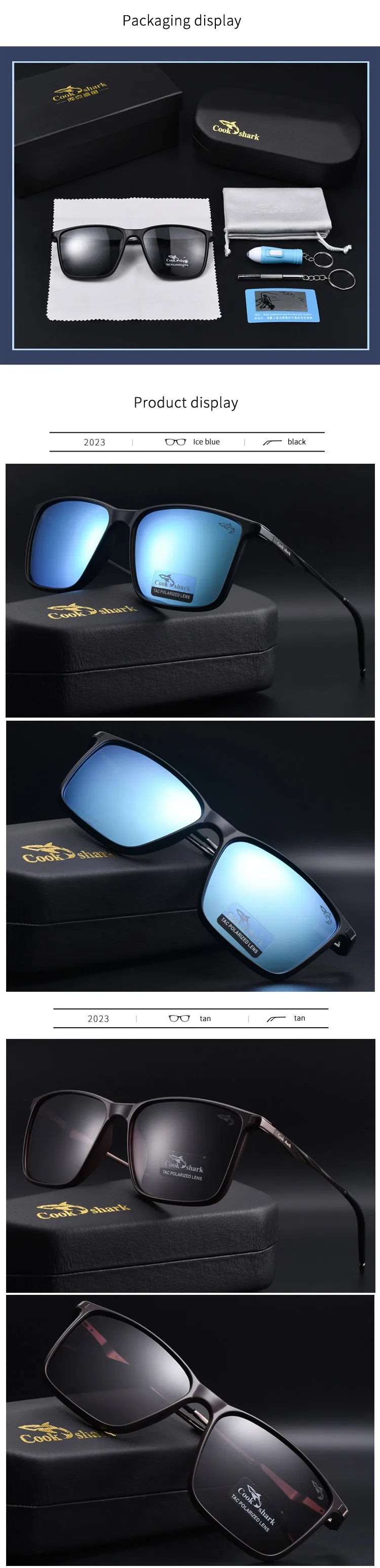 Cook Shark Polarized Sunglasses | UV400 & Photochromic
