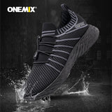 ONEMIX 2026 Men Running Shoes Non-slip Shock Absorption Sneaker Lightweight Tennis Shoe Waterproof Man Breathable Casual Shoes