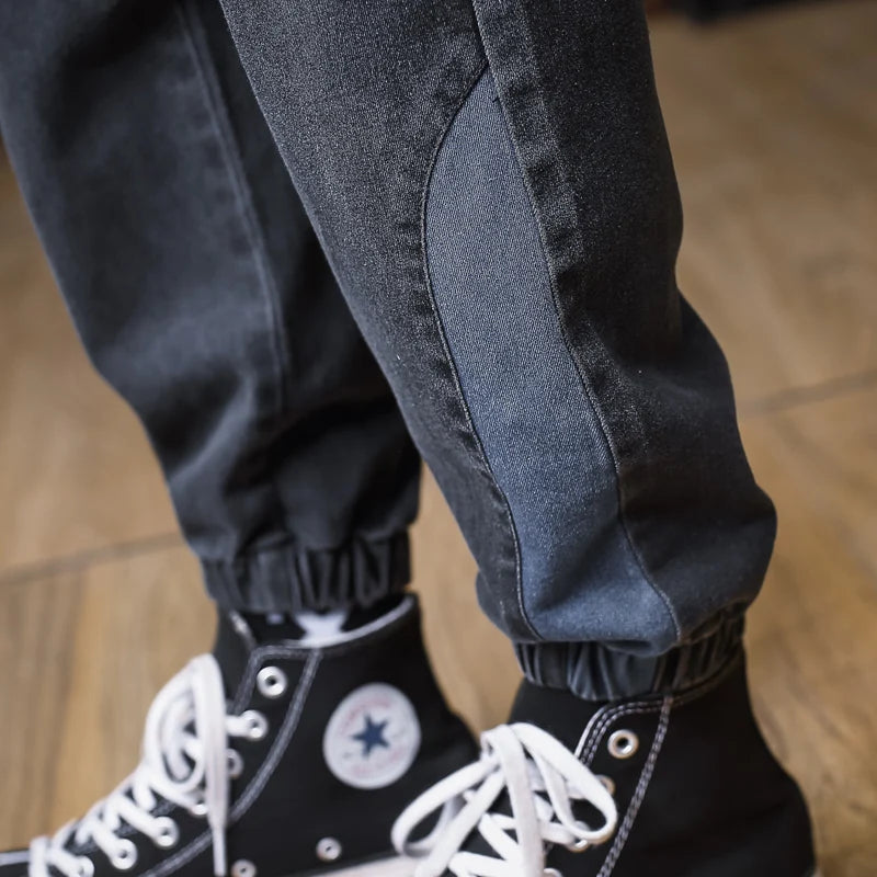 Men’s Relaxed Fit Cargo Harem Jeans