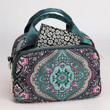 Women's Floral Nylon Crossbody Shoulder Bag