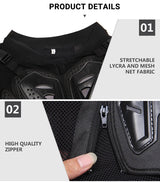 HEROBIKER Motorcycle Jacket Men Motorcycle Armor Moto Body Armor Motocross Riding Jacket Racing Motorbike Body Protection S-5XL