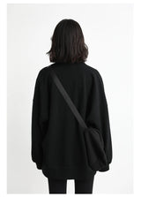 Women's Relaxed V-Neck Cotton-Blend Cardigan