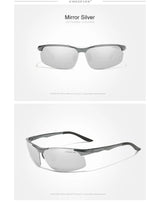 Genuine KINGSEVEN Polarized Men Aluminum Sunglasses Driving Mirror Lens Male Sun Glasses Aviation Women For Men Eyewear 9126