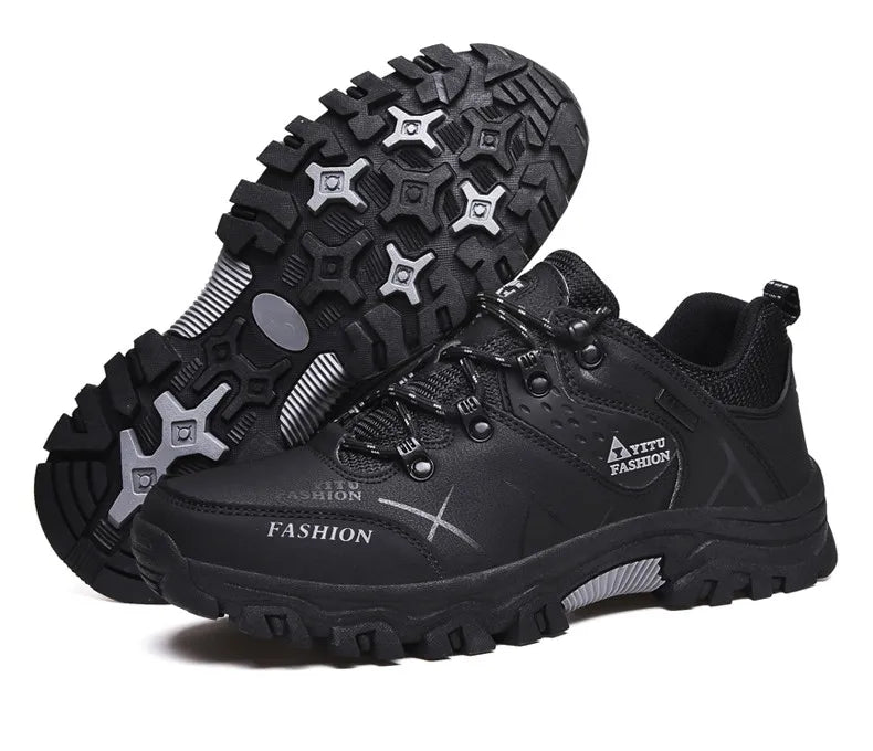 Waterproof Winter Leather Hiking Boots