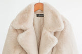 Luxury Faux Rabbit Fur Winter Overcoat