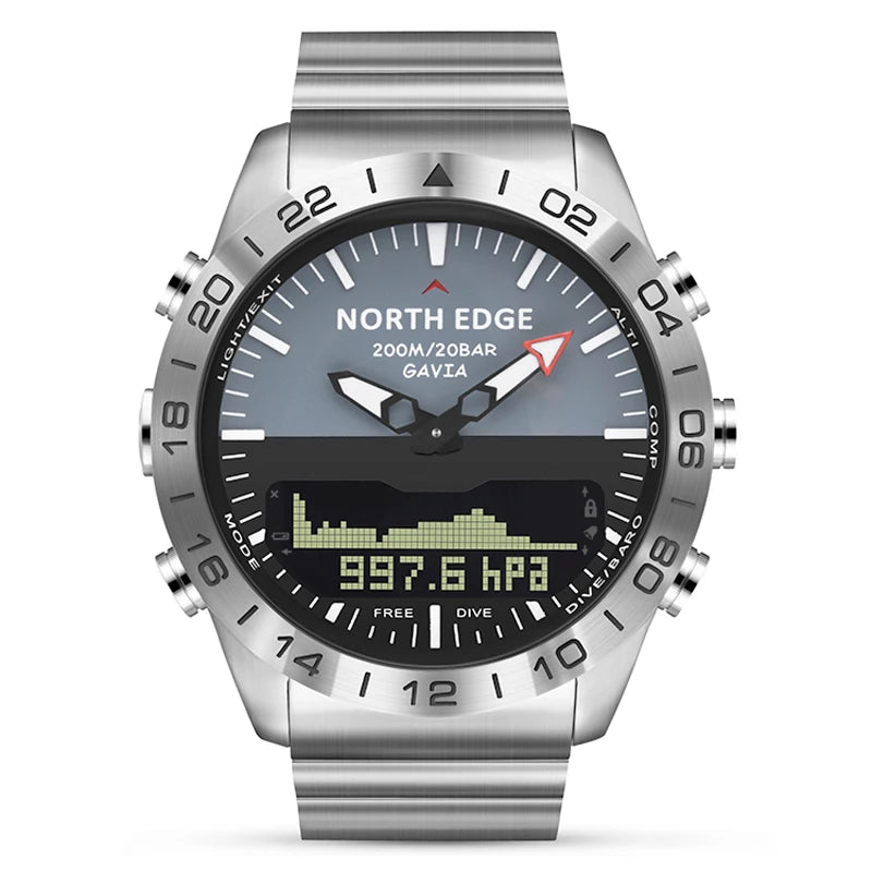 NORTH EDGE Gavia 2 Men's Dive & Adventure Watch