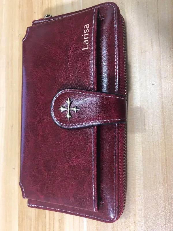 New Women Wallets Fashion Long PU Leather Top Quality Brand Card Holder Classic Female Purse Zipper Wallet For Women