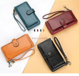 New Women Wallets Fashion Long PU Leather Top Quality Brand Card Holder Classic Female Purse Zipper Wallet For Women