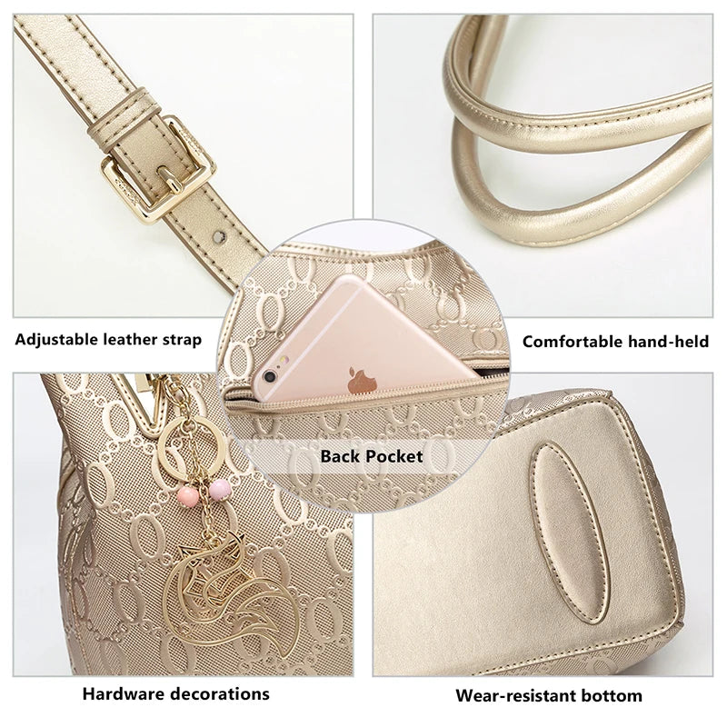 FOXER Brand Cowhide Leather Women's Shoulder Bag Female Split Leather Handbag Fashion Lady Tote Large Capacity Top Handle Bag