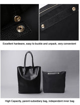 2023 New Women Deluxe Cowhide Genuine Leather Totes Handbag Lady Simple Soft Satchels Bag High Capacity Waterproof Shopping Bags