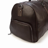 Natural Cowskin Travel Bags Waterproof Men's Leather Overnight Bag Handbag For Plane Luggage Men Male Weekend Bag Business 55cm