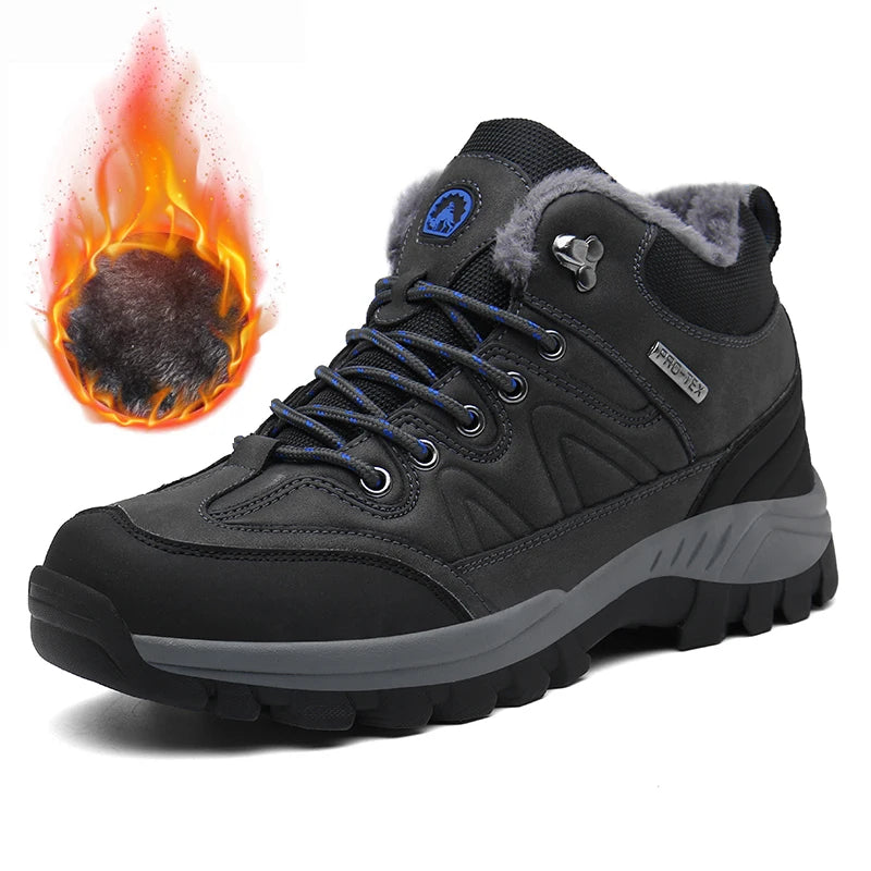 All-Terrain Waterproof Leather Winter Boots