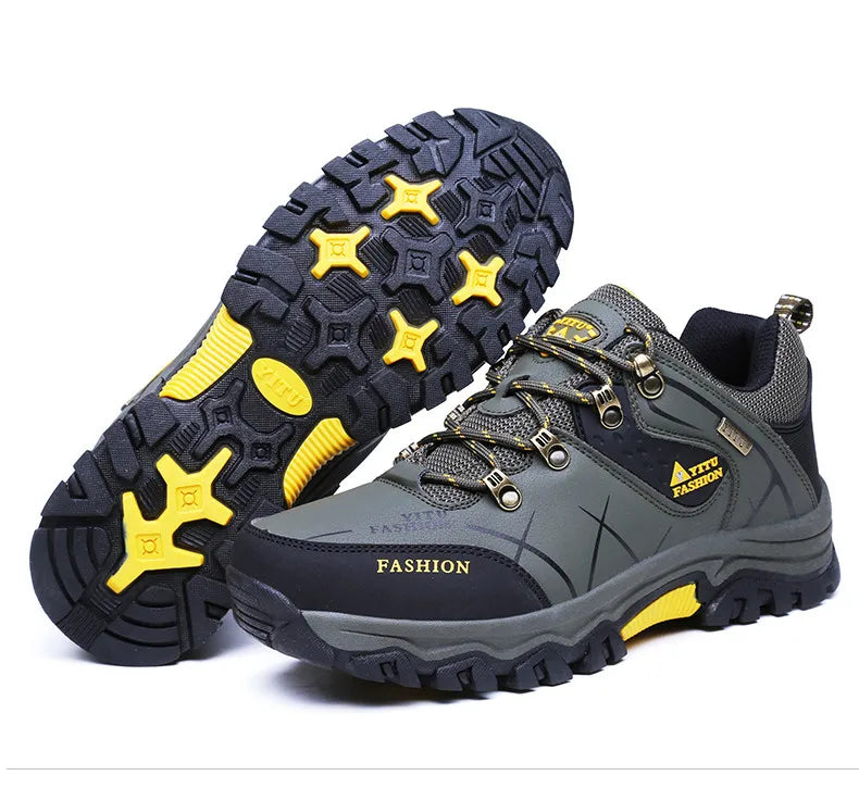 Waterproof Winter Leather Hiking Boots