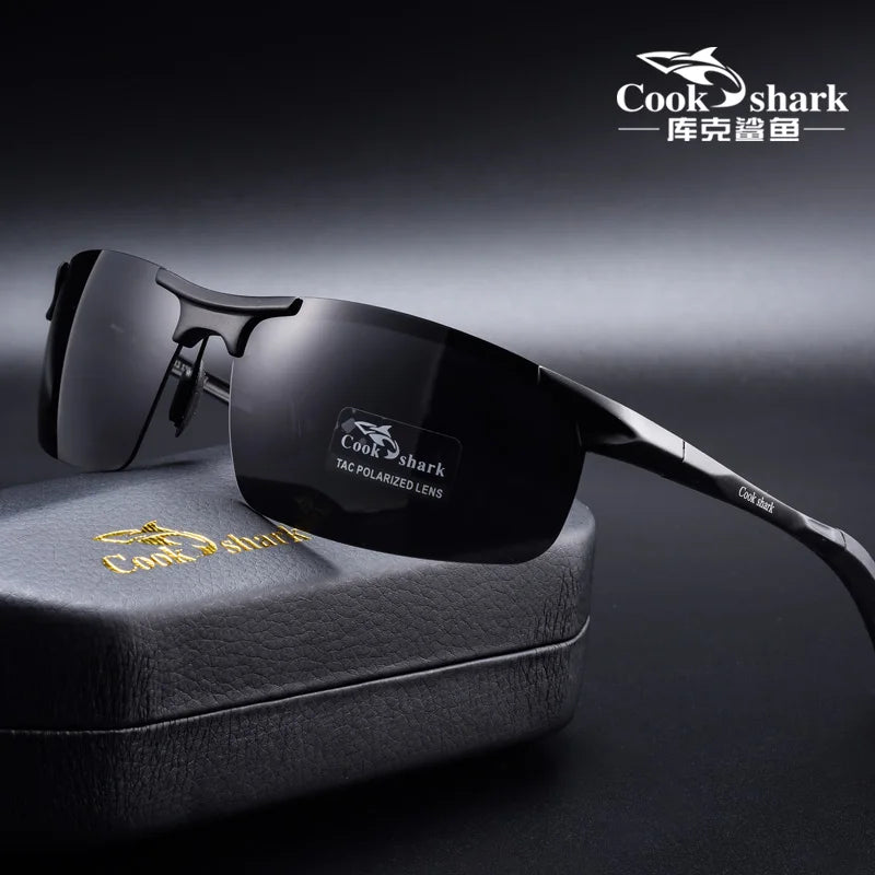 Cook Shark Polarized Aluminium Sunglasses for Men