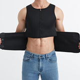 Men Body Shaper Waist Trainer Sauna Suit Sweat Vest Slimming Underwear Weight Loss Shirt Fat Burner Workout Tank Tops Shapewear