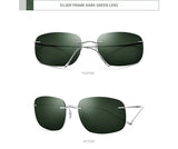 FONEX Titanium Rimless Polarized Sunglasses – Ultralight
