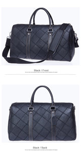 WESTAL Men's Travel Bags Hand Luggage Genuine Leather Duffle Bags Leather Luggage Travel Bag Suitcases Handbags big/Weekend Bag