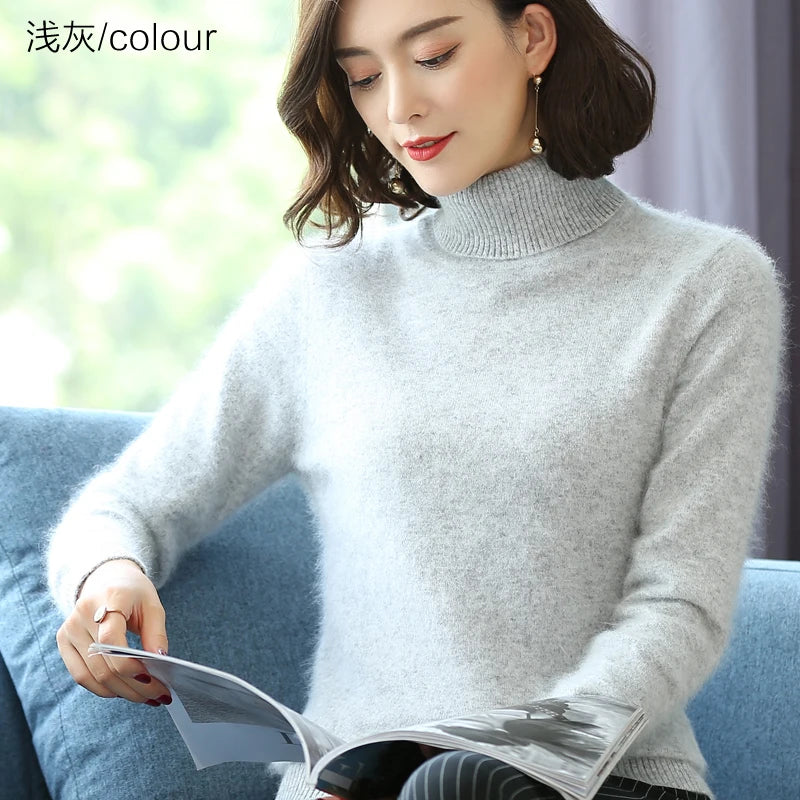 Women's Collared Knit Pullover Sweater
