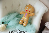 Gingerbread Man Plush Toy – Soft Stuffed Doll Gift