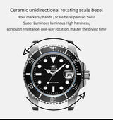 ADDIESDIVE H3 Ceramic Bezel Diver Watch | 200M | BGW9 Luminous